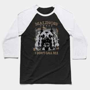 Malinois - Belgian shepherd -Mechelaar Baseball T-Shirt